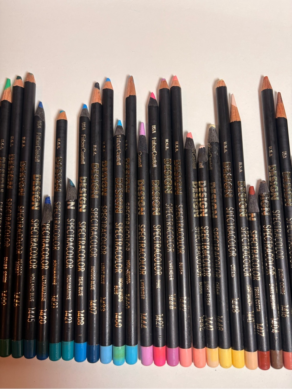 Vintage Faber-Castell Design Spectracolor Pencil Set Assorted Colors 50 of 60 - Picture 5 of 9